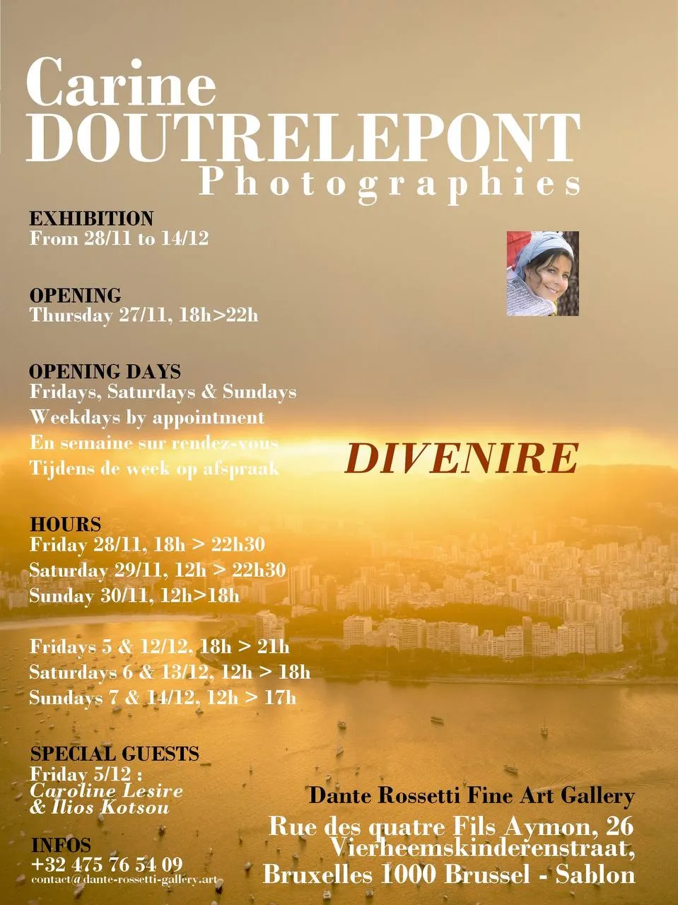 Exposition - 28.11-14.12 - Divenire - Dante Rossetti Fine Art Gallery | BRUSSELS